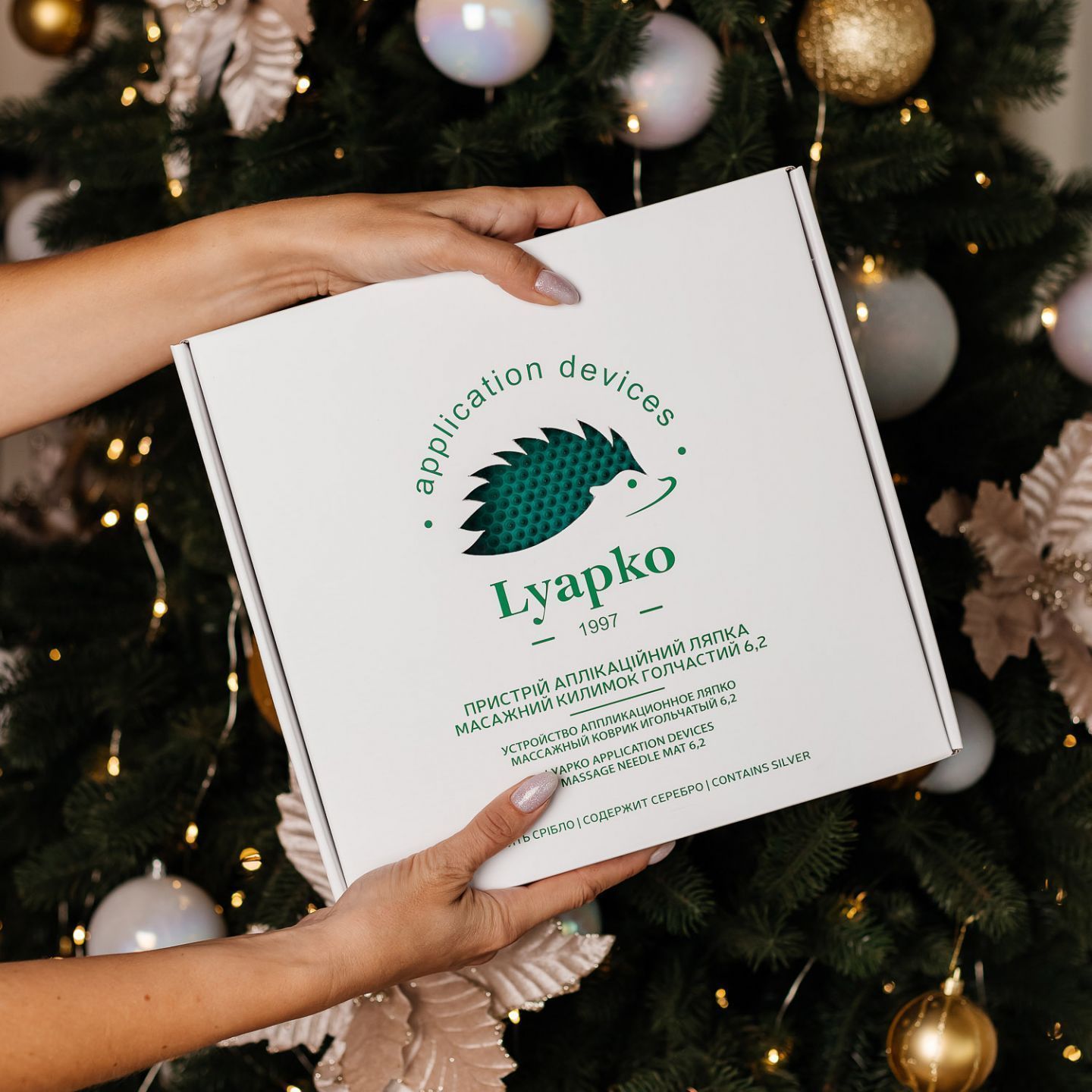 Масажний килимок голчастий великий плюс 6,2 Ag, Lyapko/4