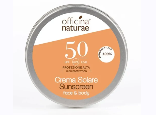 Сонцезахисний крем для тіла SPF 50 в алюмінієвій банці Officina Naturae