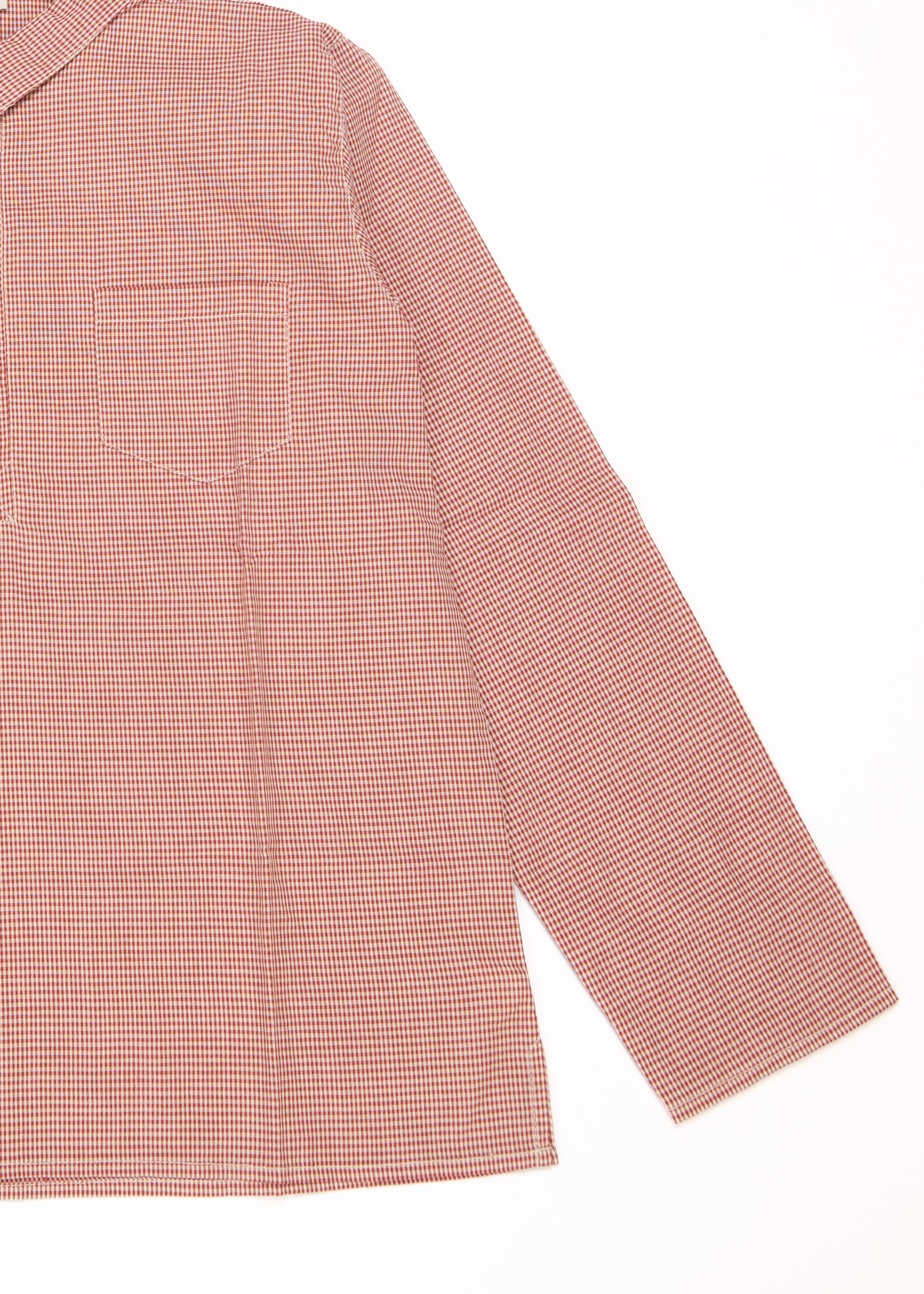 Трикотажная рубашка, красный микрочек Caramel/1