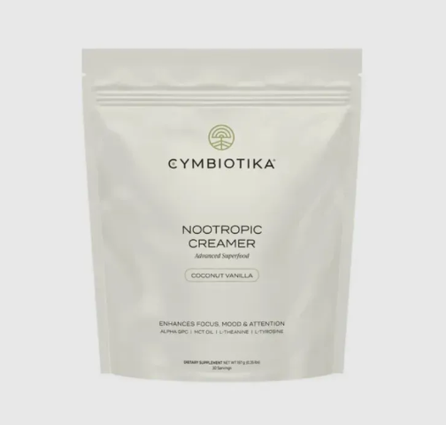 Nootropic Creamer Advanced - Ноотропні сухі вершки з MCT, L-теанін, L-тирозин, Alpha GPC Cymbiotika, 
