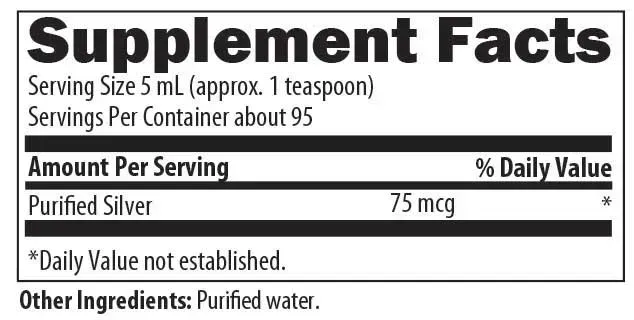 Silvercillin liquid / Сильверциллин серебро жидкое Designs for Health/1