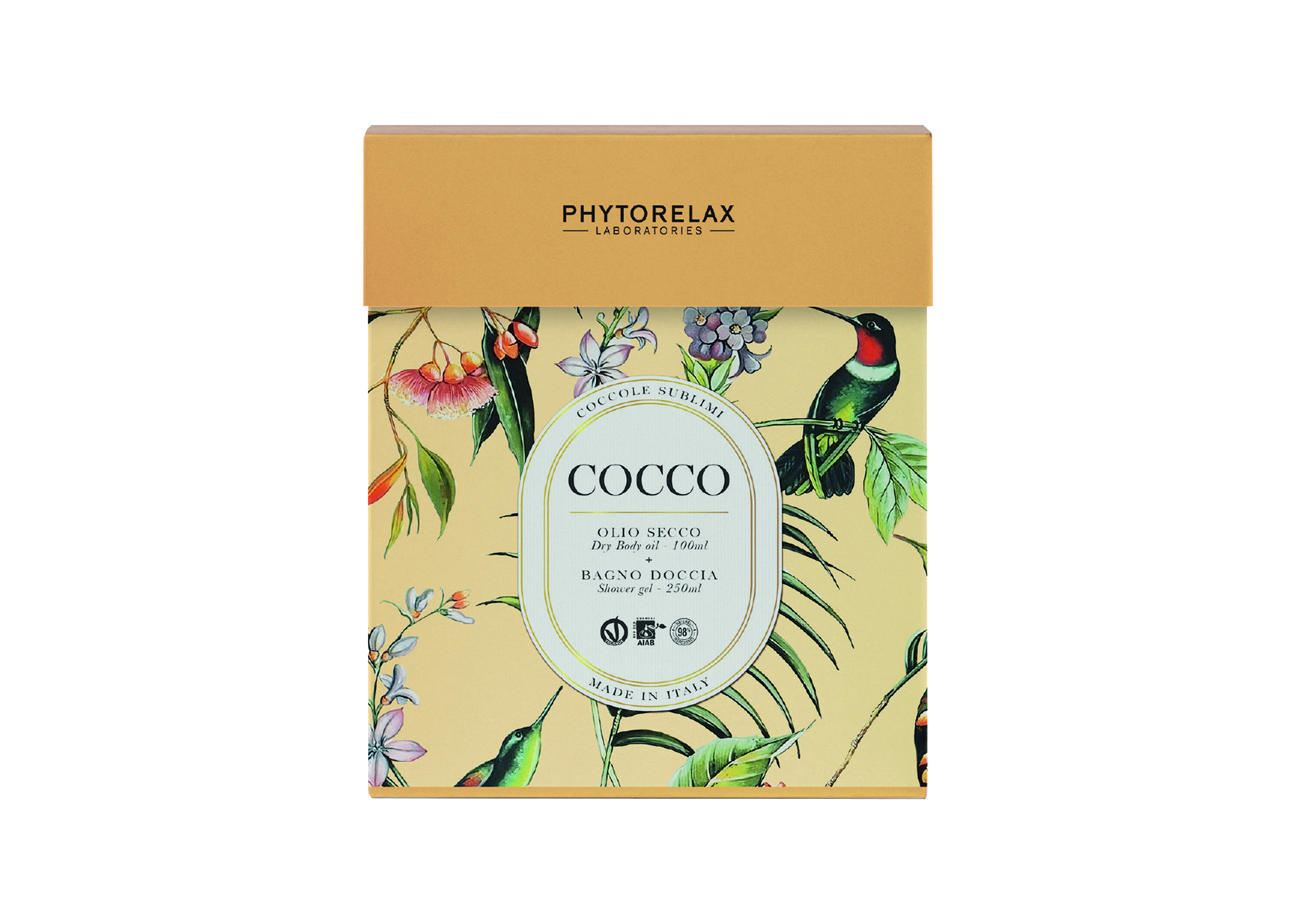 Набір SUBLIME CUDDLES COCONUT /КОКОС ГЕЛЬ ДЛЯ ДУШУ  +  ОЛІЯ ДЛЯ ТІЛА/ВОЛОССЯ/ОБЛИЧЧЯ Phytorelax