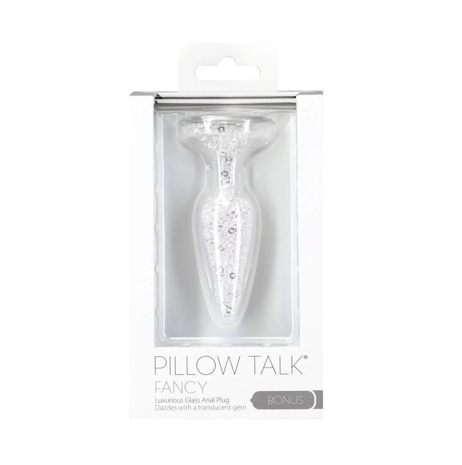 Скляна анальна пробка Fancy Luxurious Glass Anal Plug Pillow Talk/4