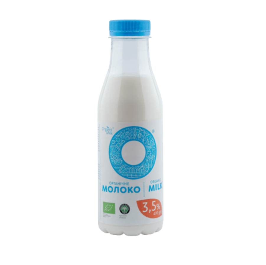 Молоко органическое пастеризованное жирность 3,5% Organic Milk,   