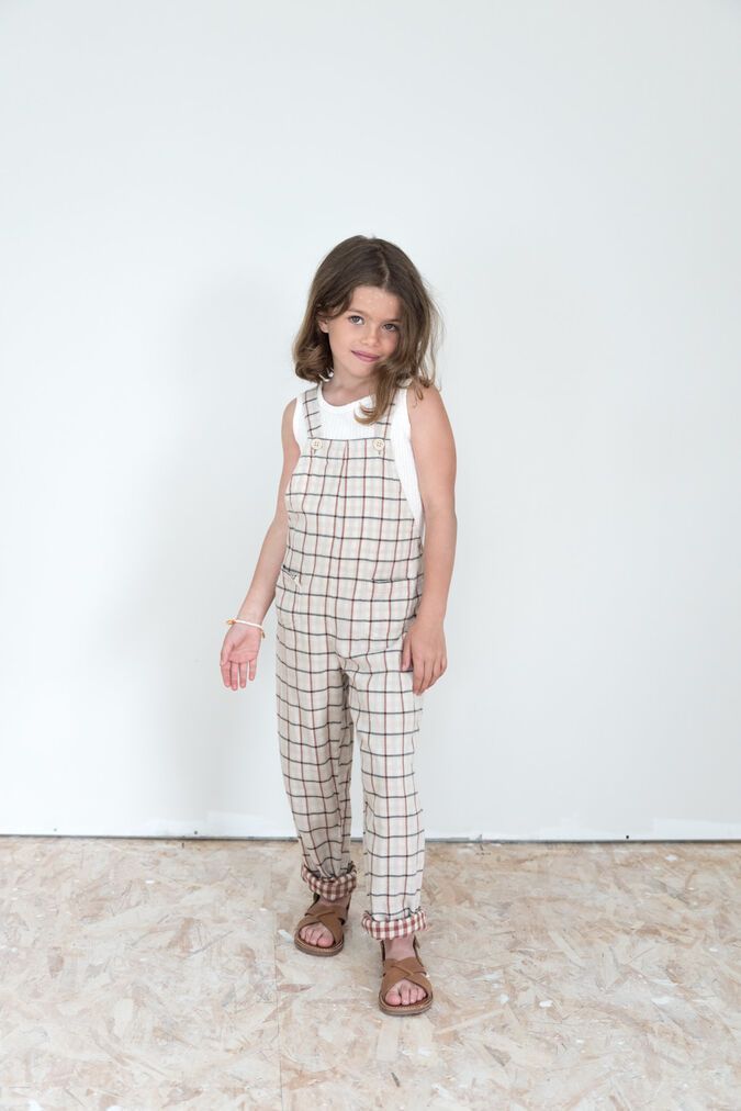 HARPER GIRL WOVEN DUNGAREE, Buho/3