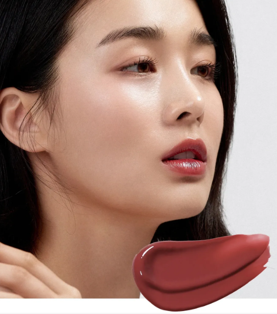 Тінт-ампула для губ із сяючим фінішем House of Hur Glowy Ampoule Tint Brown Red/1