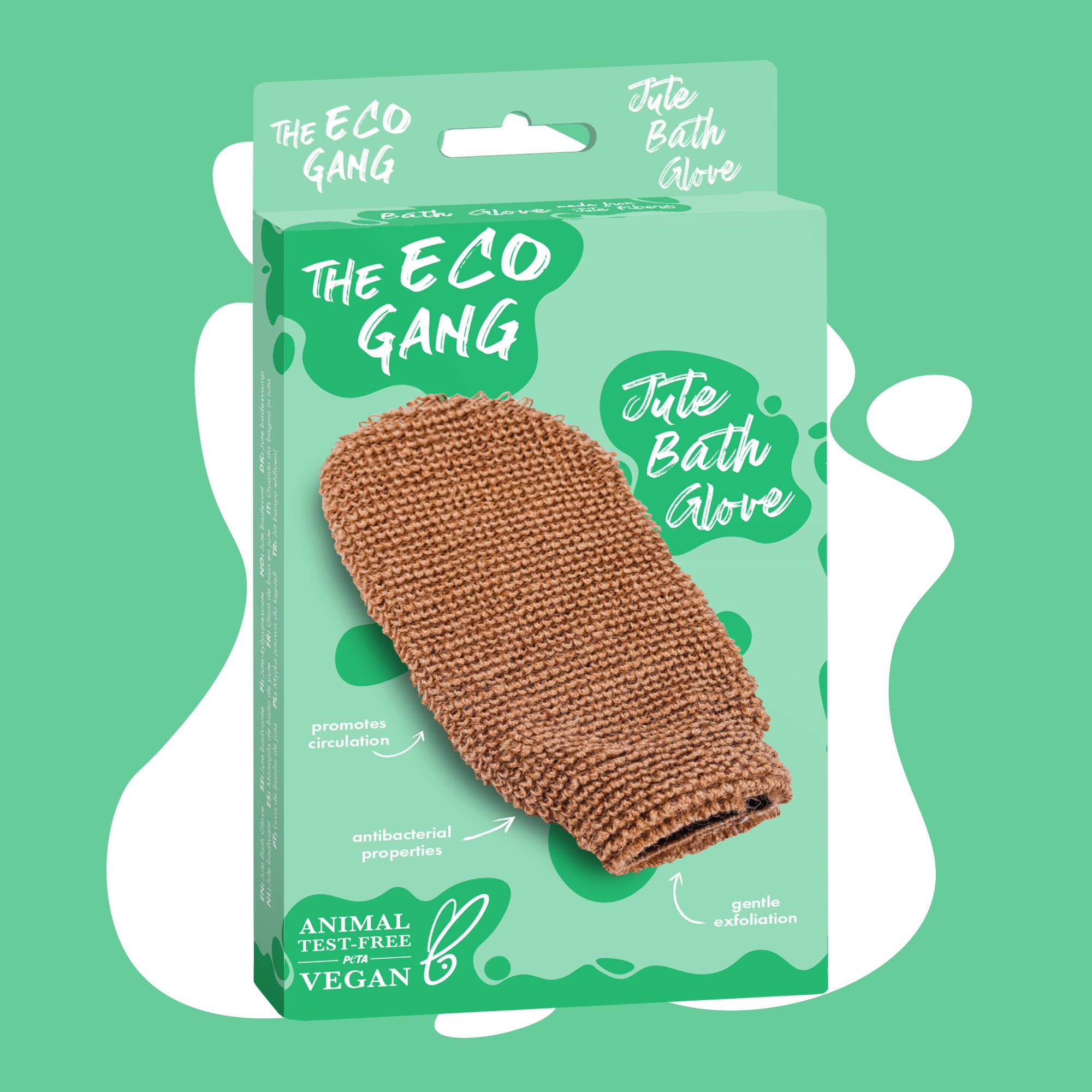 Перчатка натуральная душевая для тела, The Eco Gang