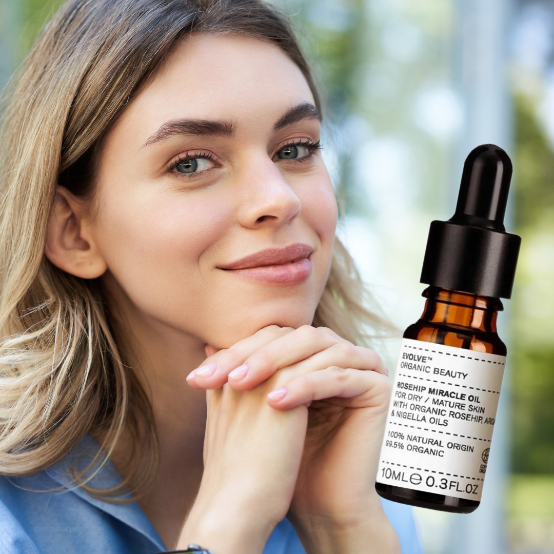 Тест продукту: олія шипшини для лиця Evolve Organic Beauty