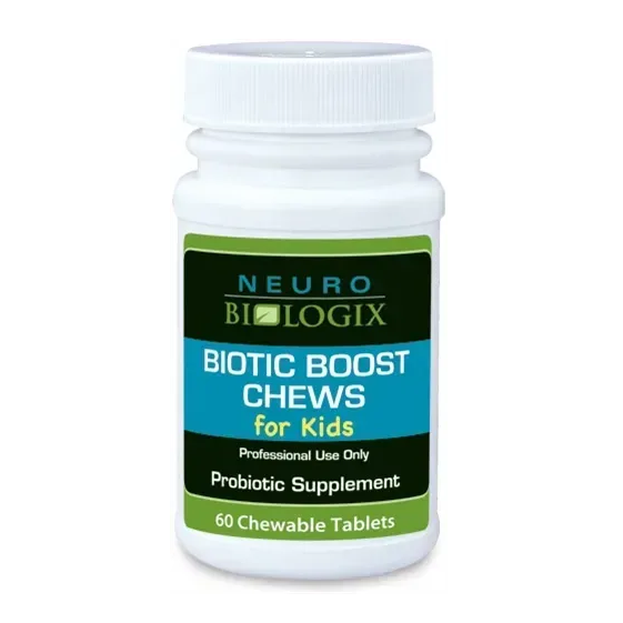 Biotic Boost Chews for Kids / Пробіотик для дітей жувальний 25 млрд КУО Neurobiologix 