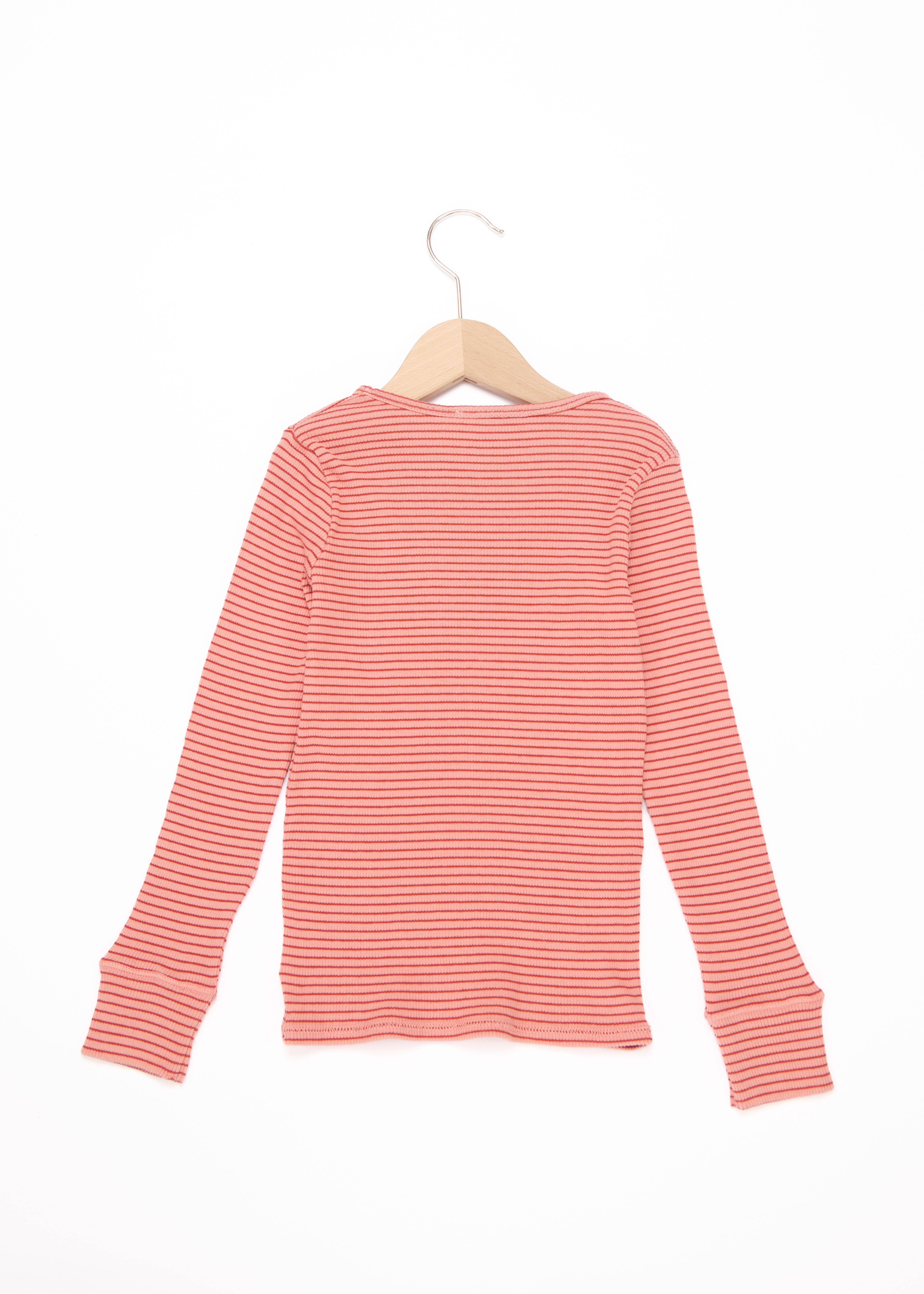 Футболка джерсі, рожеві смужки Caramel,/1