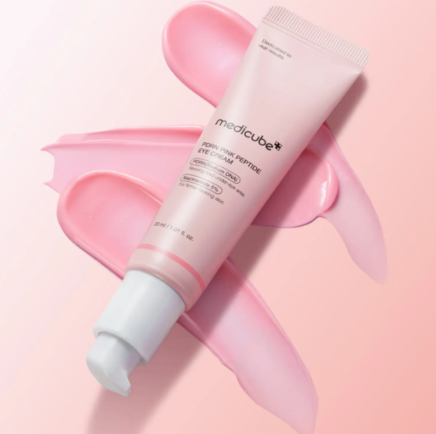 Крем для кожи вокруг глаз с полинуклеотидами и пептидами Medicube PDRN Pink Peptide Eye Cream/2