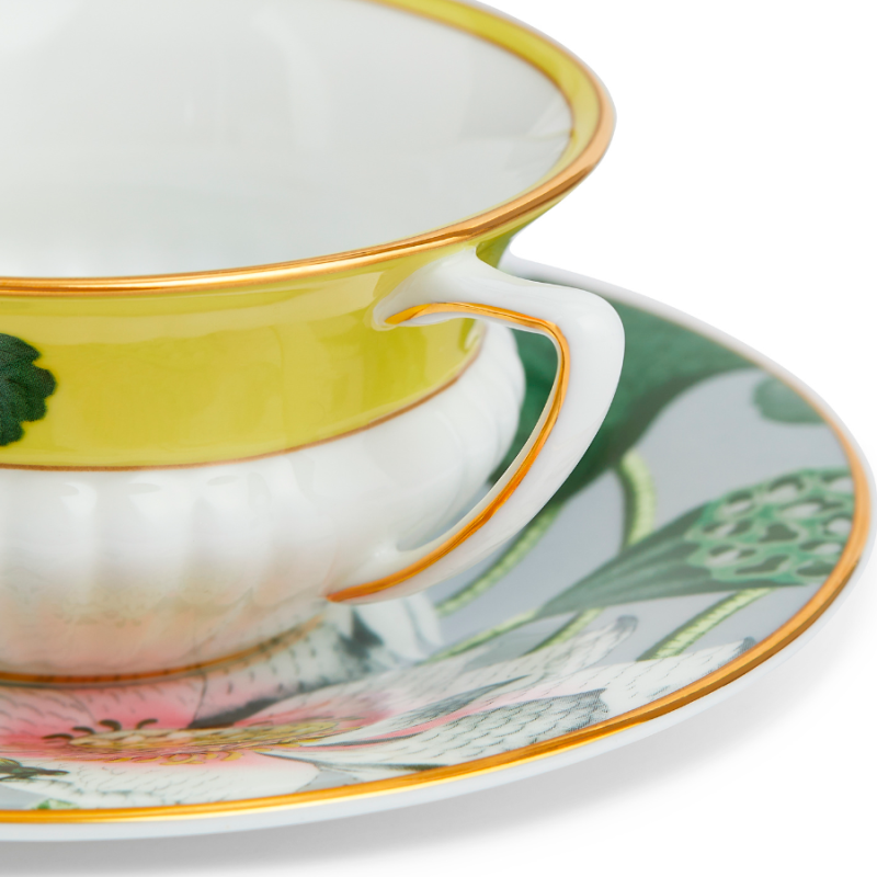 Чашка с блюдцем "Водяная лилия" Wonderlust Teaware, Wedgwood/1