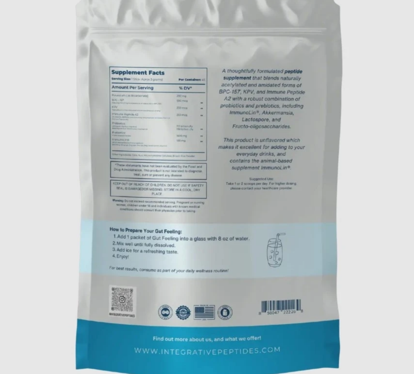 Пептиди BPC-157, KPV і А2 для здоров'я ШКТ без вкуса Integrative Therapeutics/1