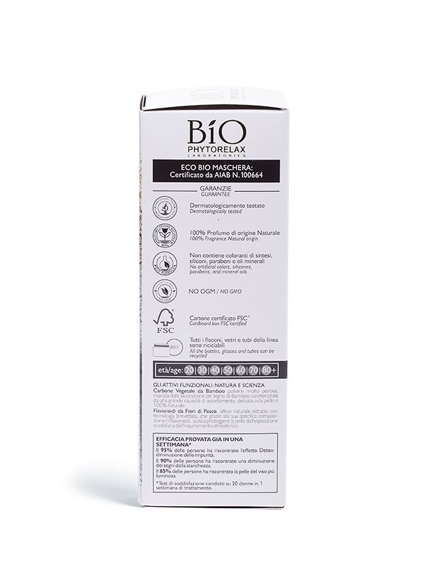 Маска для обличчя очищаюча BIO DETOX CHARKOAL SOS Phytorelax/1