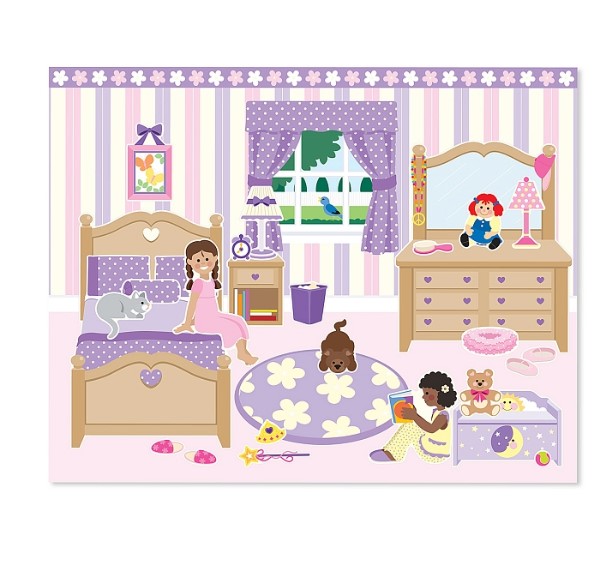 Набор многоразовых наклейок "Мой дом" Melissa&Doug/2