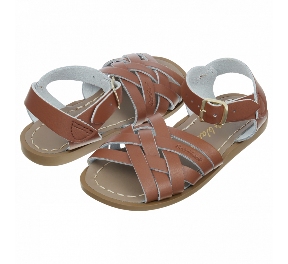 Retro Child Tan Salt water sandal, 