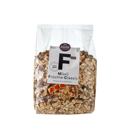 Мюсли мультизлаковые с фруктами и семенами органические Antersdorfer Die Bio-Muhle, 