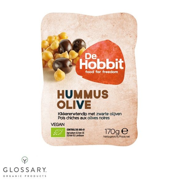 Хумус с оливками органический