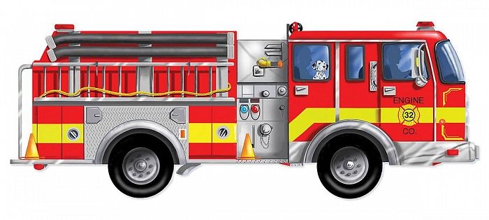 "Велика пожежна машина" - підлоговий пазл