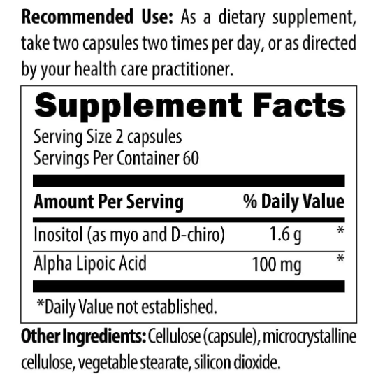 Sensitol - Інозитол для здорового рівня інсуліну та гормонального балансу Designs for Health/1