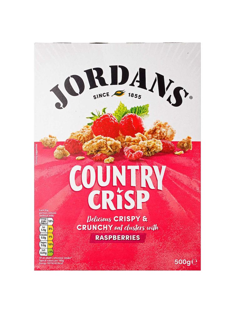 Кранчі з Малиною "Country Crisp", Jordans