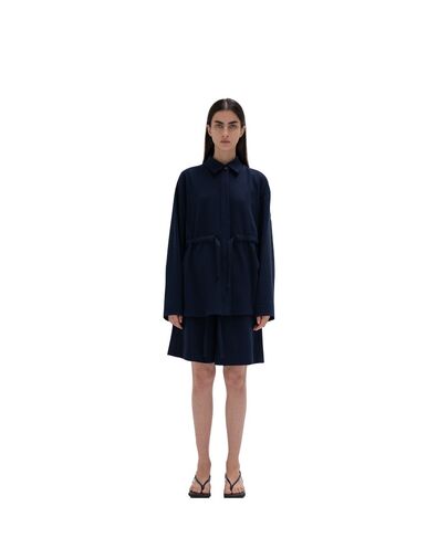 LINEN EASY SHORT NAVY, Le 17 Septembre/1