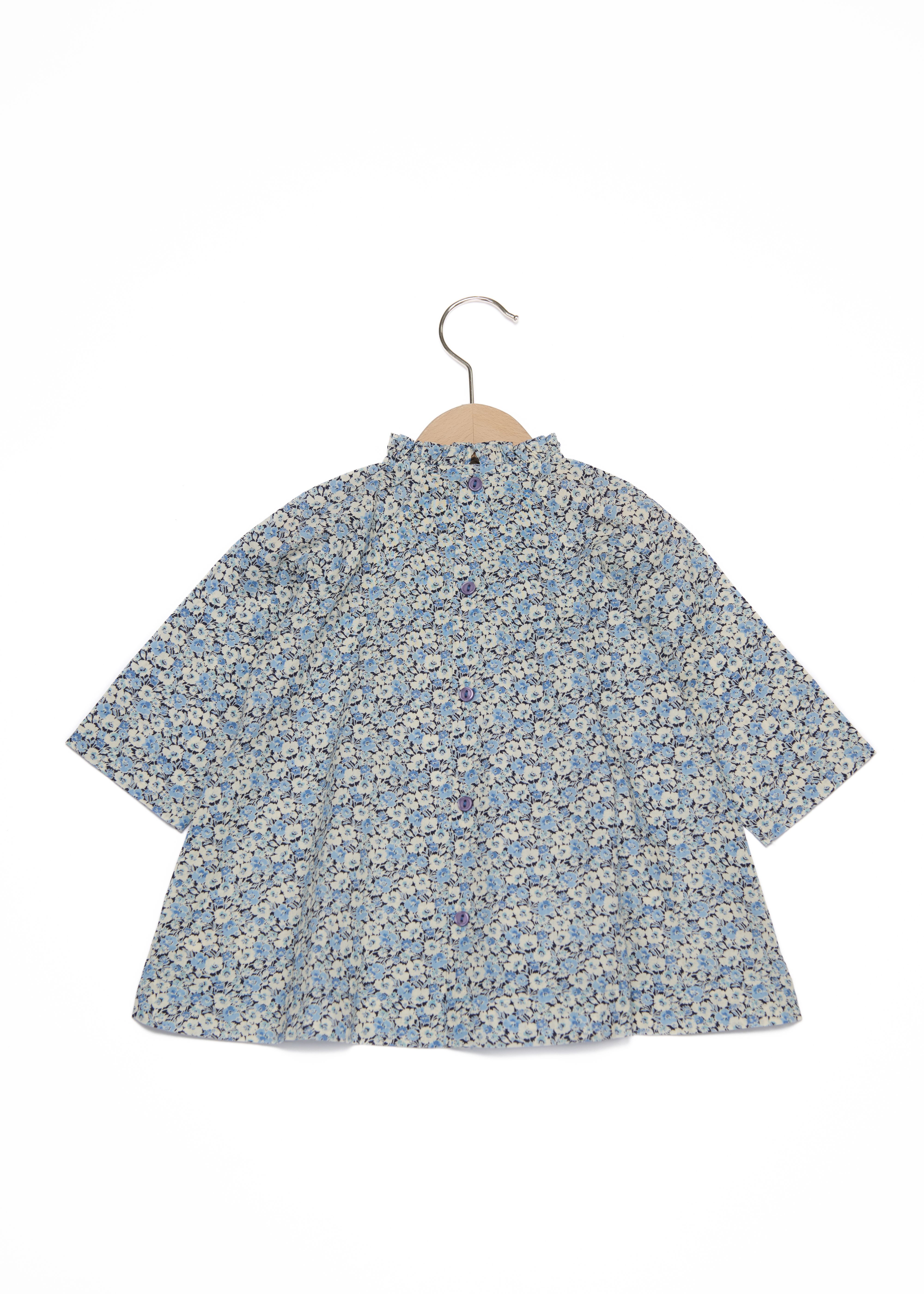 Платье для новорожденных синяя флора Caramel, /1