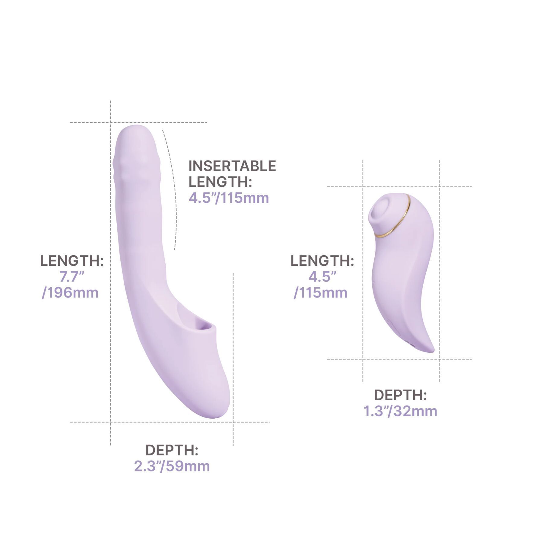 Смарт-вібратор 5в1 Svakom DuoGlow, пульсівний вібратор з намистинами та пульсівний стимулятор/2
