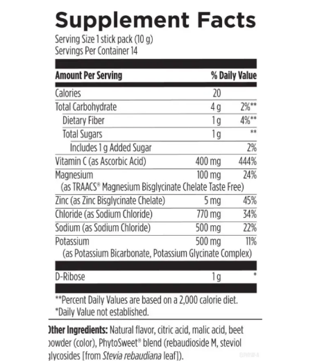 ElectroPure Hydration / Полный спектр электролитов вкус арбуз Designs for Health/1