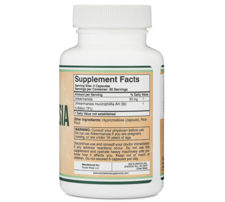 Akkermansia Supplement / Аккермансия пробиотик для здоровья микробиома и кишечника  Double Wood/1