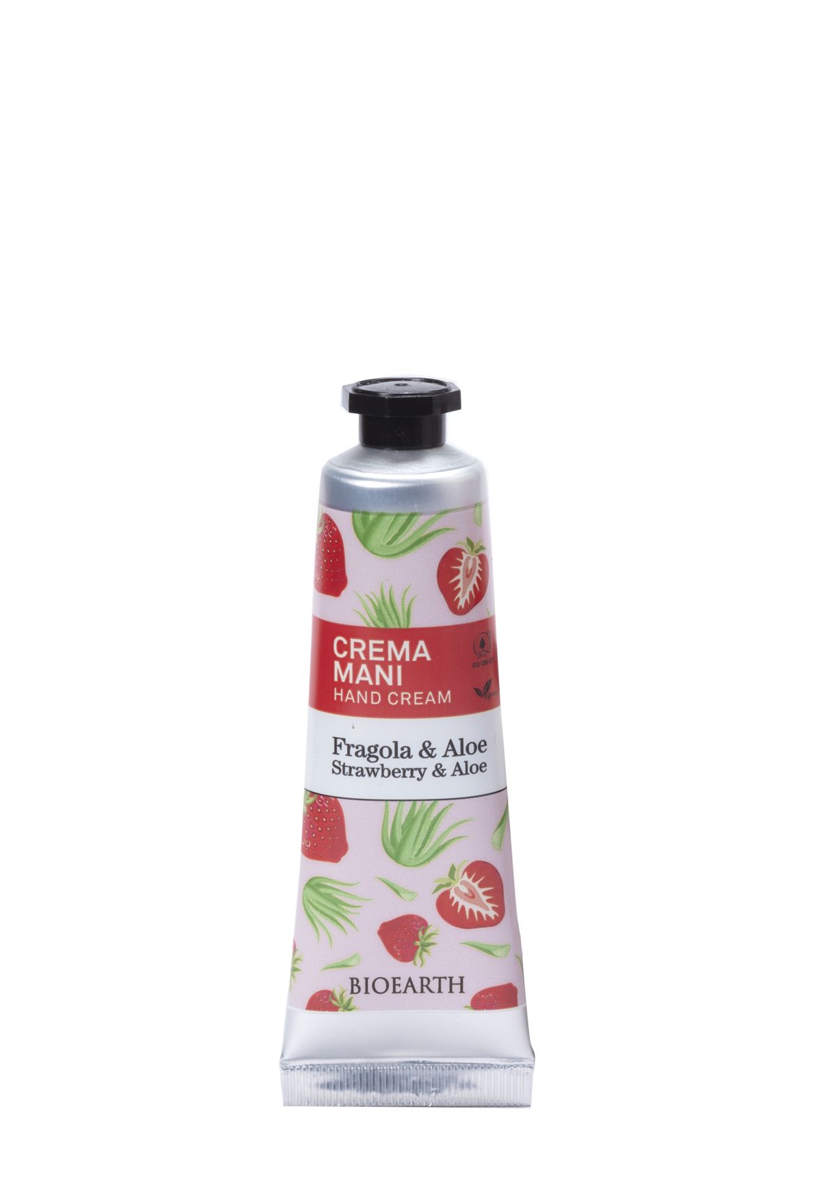 Family Hand Cream Strawberry & Aloe Крем для рук увлажняющий и смягчающий Bioearth, 