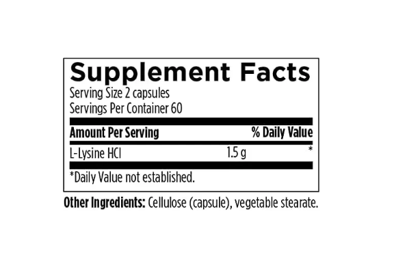 L-Lysine - L-лізин Designs for Health/1