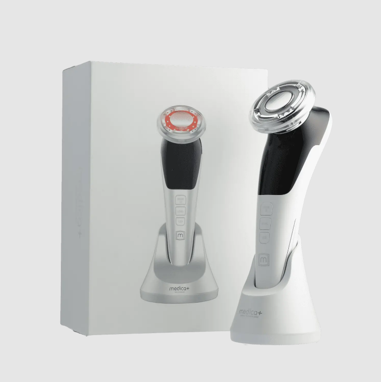 Мікрострумовий RF Lifting Масажер для обличчя Skin Lifting 7.0 White- EMS, LED Medica+/1