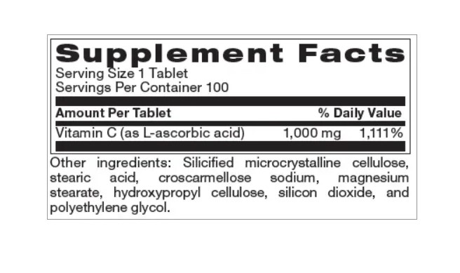 Vitamin C 1000 / Витамин С 1000 мг Neurobiologix/1