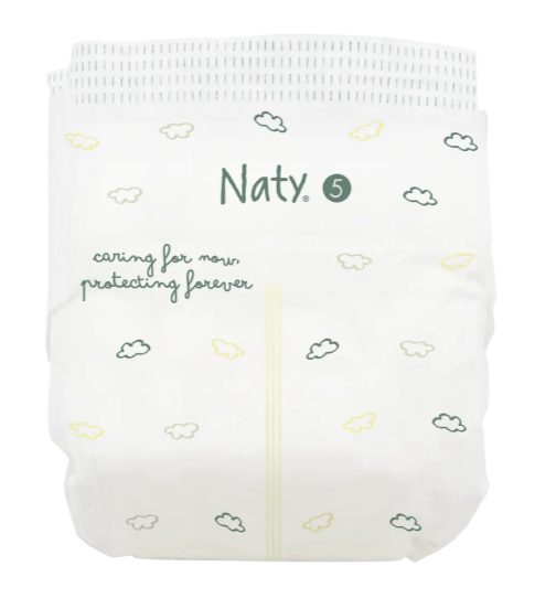 Одноразові дитячі підгузки BioEmbrace "NATY". Розмір 5 (11-25 кг.) ECO by Naty/3