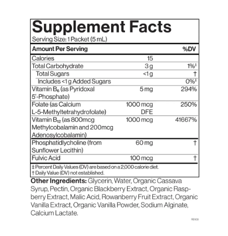 Liposomal Vitamin B12 + B6 / Витамин Б12 + Б6 липосомальный Cymbiotika, /1