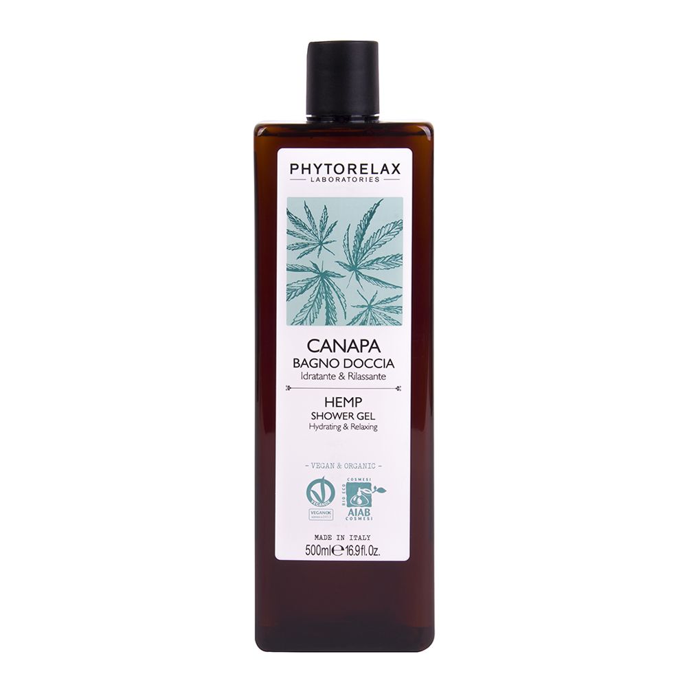 Гель для душа увлажняющий и расслабляющий Vegan&Organic HEMP Phytorelax
