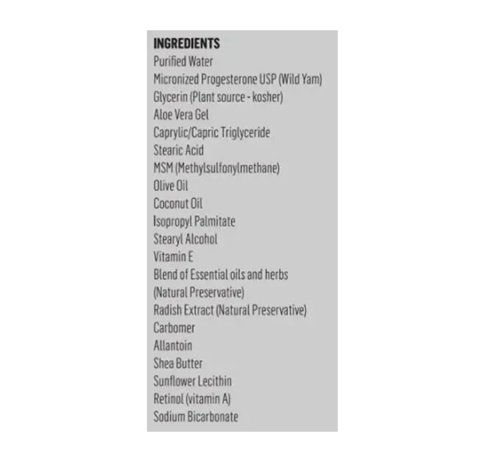 Bioidentical Progesterone - Биоидентичный прогестерон 7,5% крем 75 мг-порция BIOLabs PRO,/2