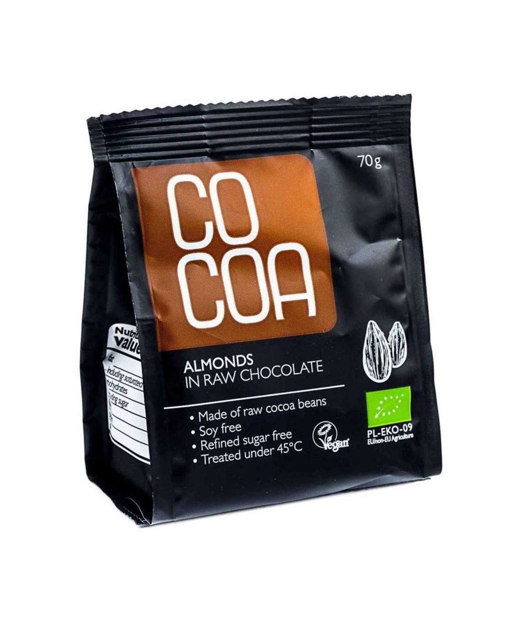 Мигдаль у сирому шоколаді органічний Raw Cocoa, 