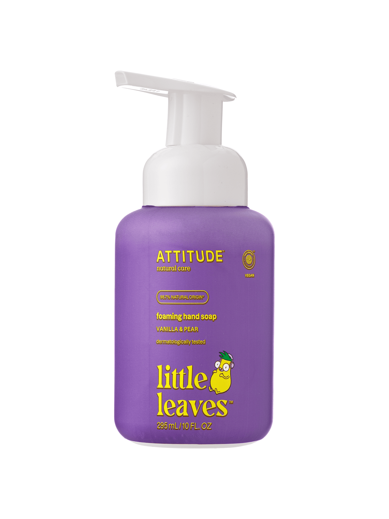 Пена для мытья рук детская Ваниль и груша Little Leaves, Attitude