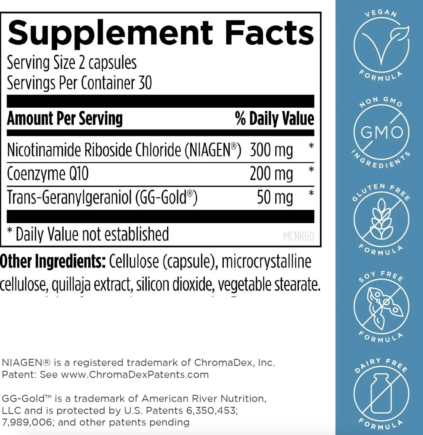 Mito-NR / Мито-NR выработка клеточной энергии + Niagen 300 мг Designs for Health/1