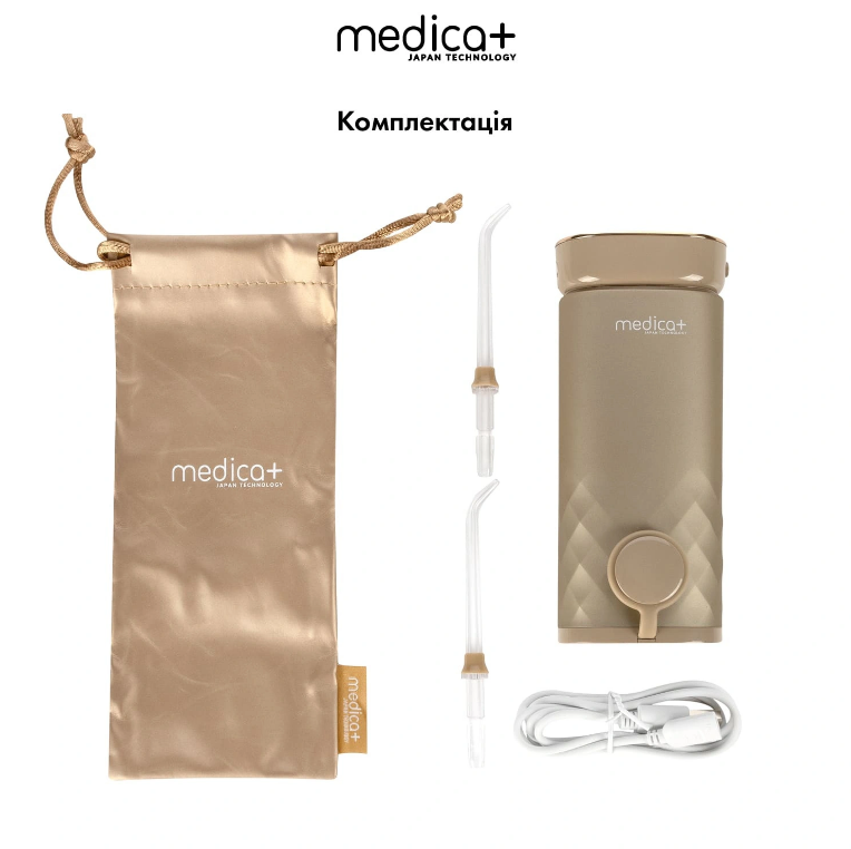 Портативный ирригатор MEDICA+ Lux Prowater 10 Gold Soft Touch/3