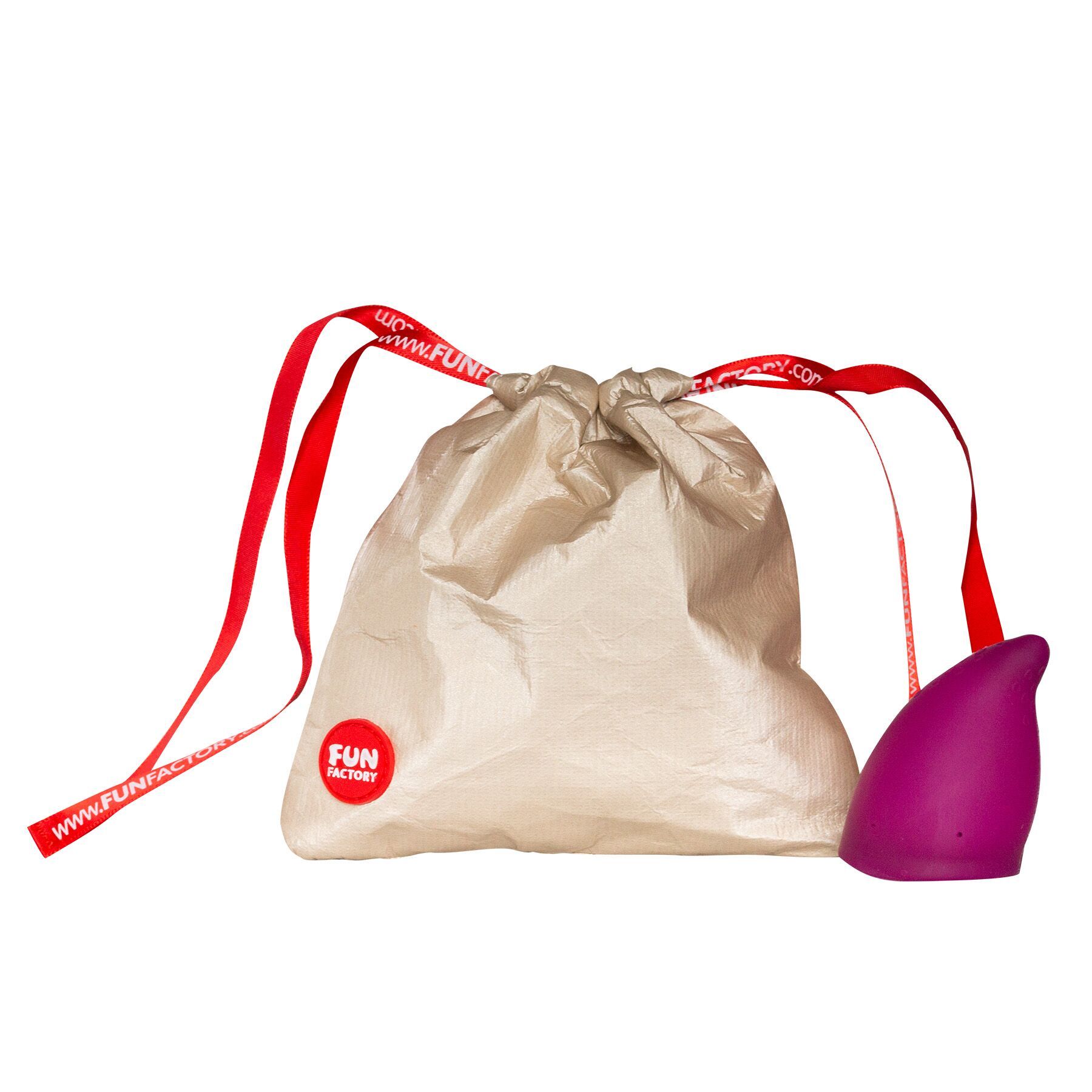 Менструальная чаша FUN CUP SIZE B, бордовая Fun Factory/2