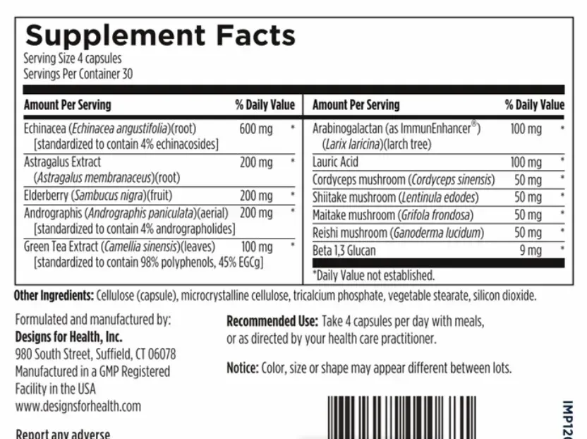 Immunitone Plus / Иммунитон Плюс поддержка иммунной системы Designs for Health/1