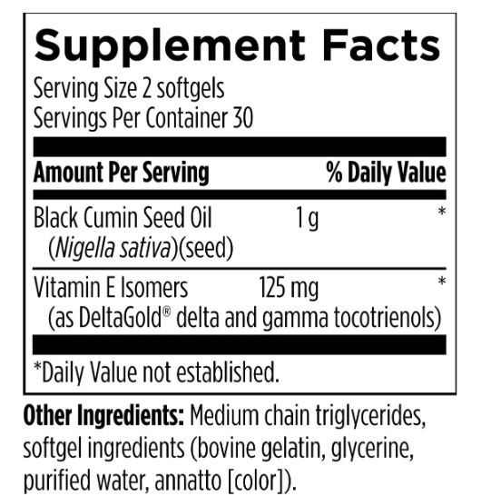 Annatto-E Synergy - Витамин Е в форме токотриенолов + черный тмин Designs for Health/1