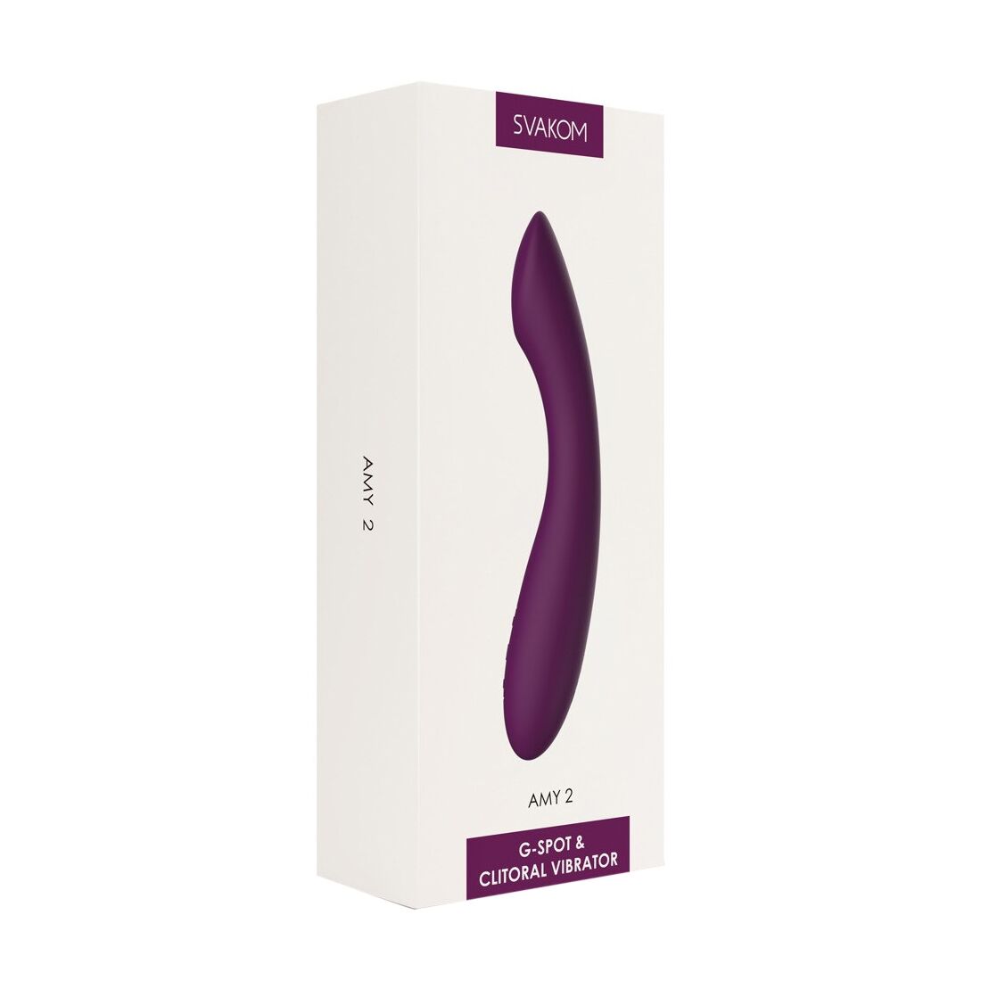 Вібратор для точки G з інтелектуальним режимом Svakom Amy 2 Violet/3