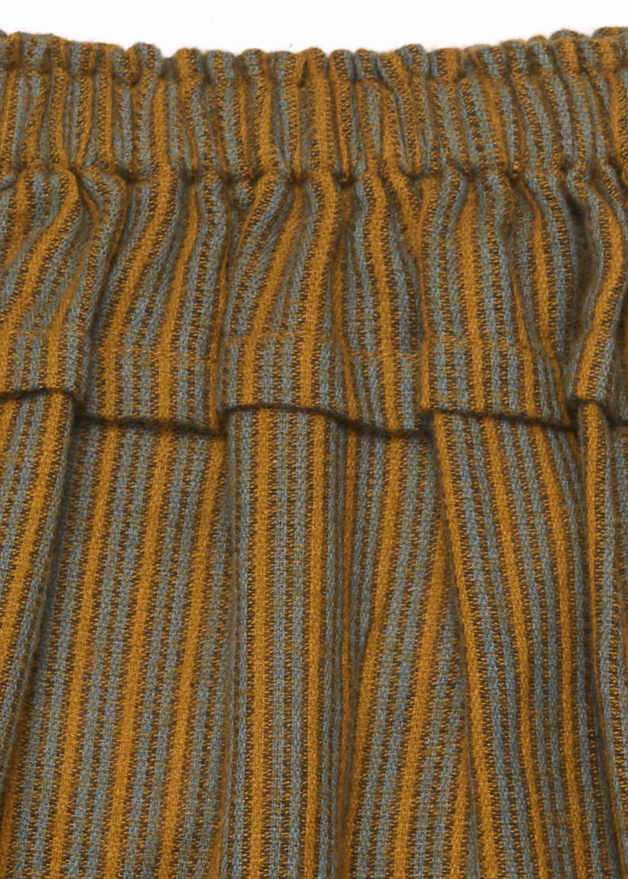 Юбка горчичная в полоску Caramel, /2