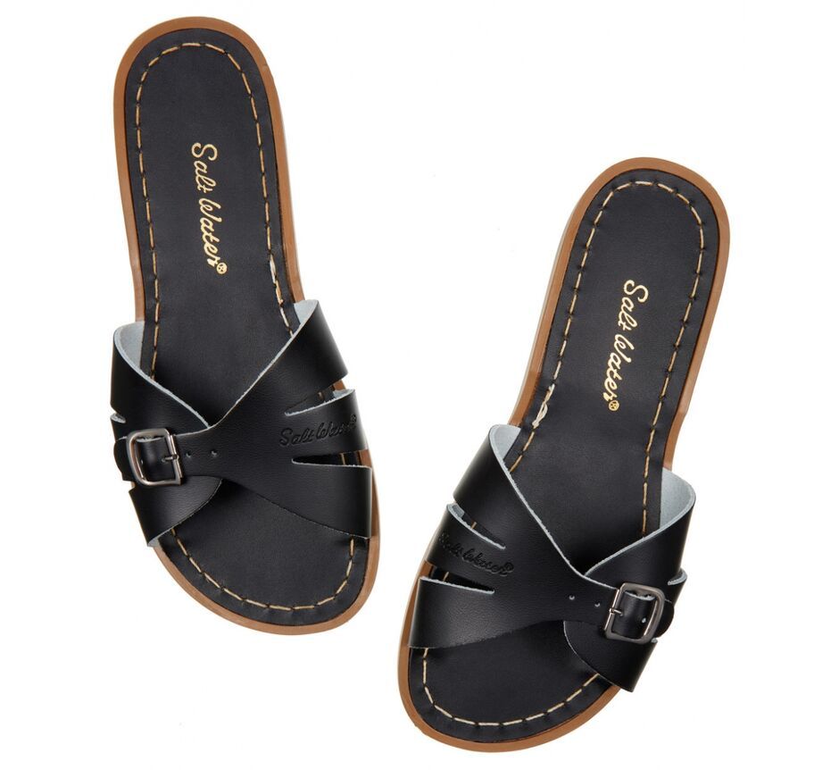  Slides Adult Black Salt water sandal, /1