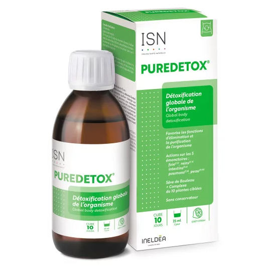 ПЬЮРДЕТОКС/ PUREDETOX® - общая детоксикация организма INELDEA Santé Naturelle, 