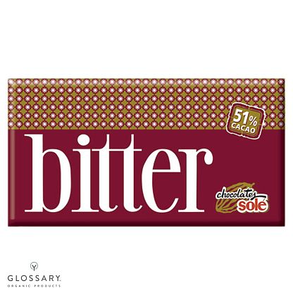 Шоколад черный 51% Bitter органический магазин Glossary 